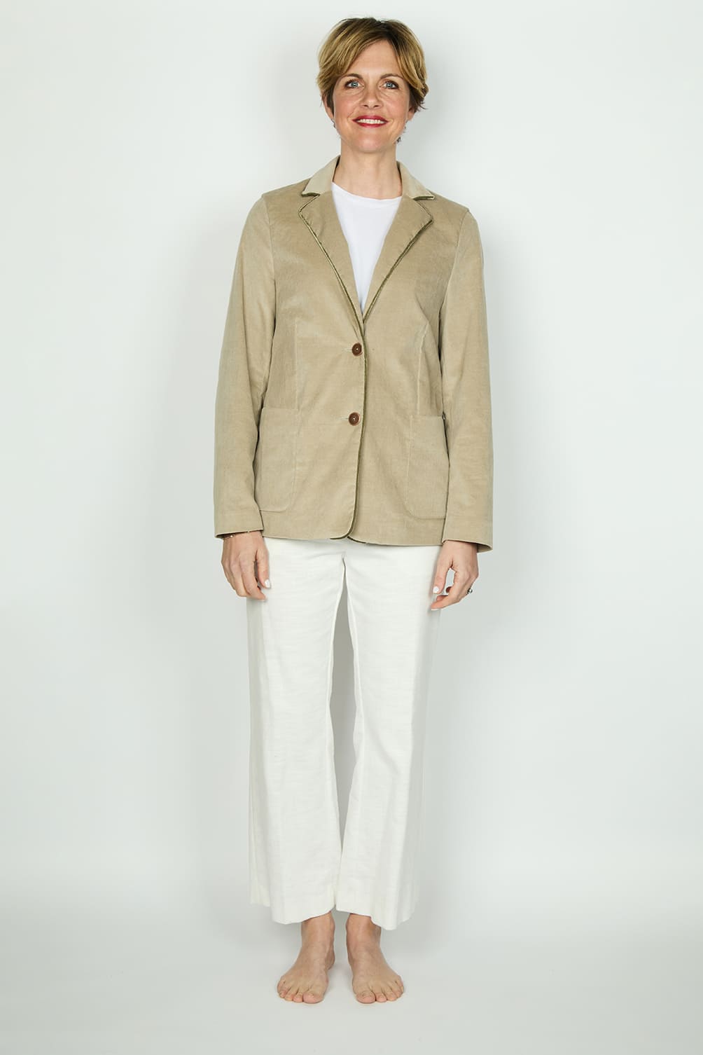 ALIA UNLINED BLAZER JADE